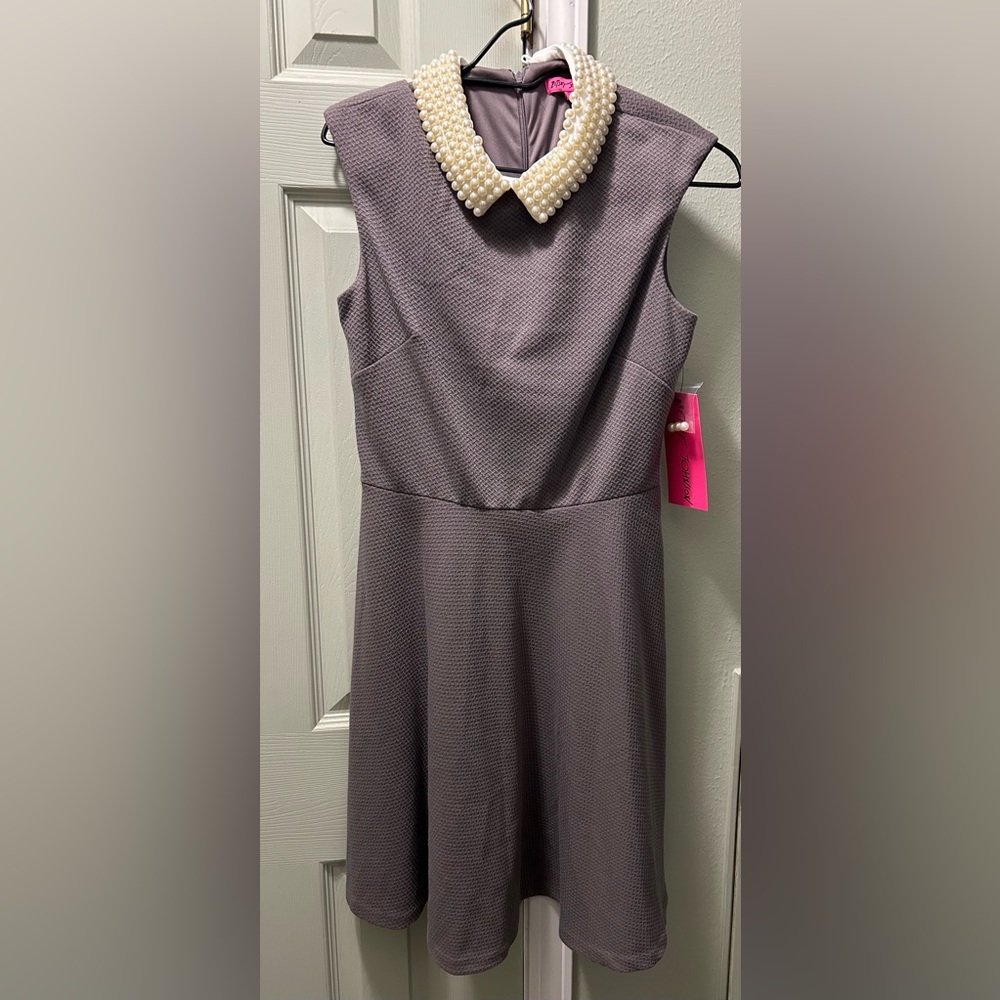 Betsey Johnson Pearl Collar Dress